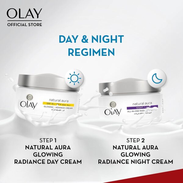 Olay Natural White Glowing Fairness Day Cream With Spf 15 50 G