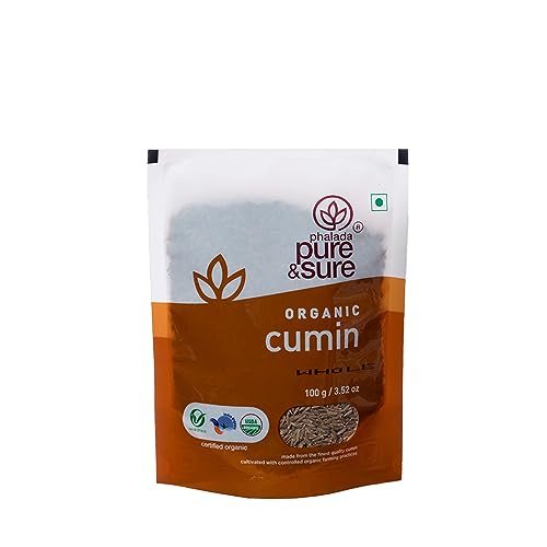 Pure Sure Organic Cumin Whole Spices Khada Masala For Cooking