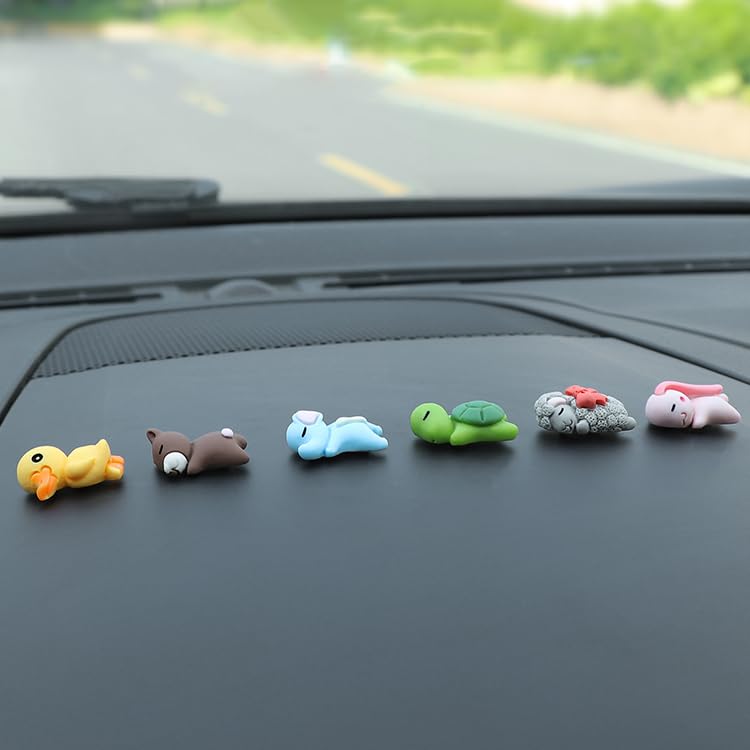 Cute Mini Cartoon Car Decor for Car Dashboard Interior Decoration