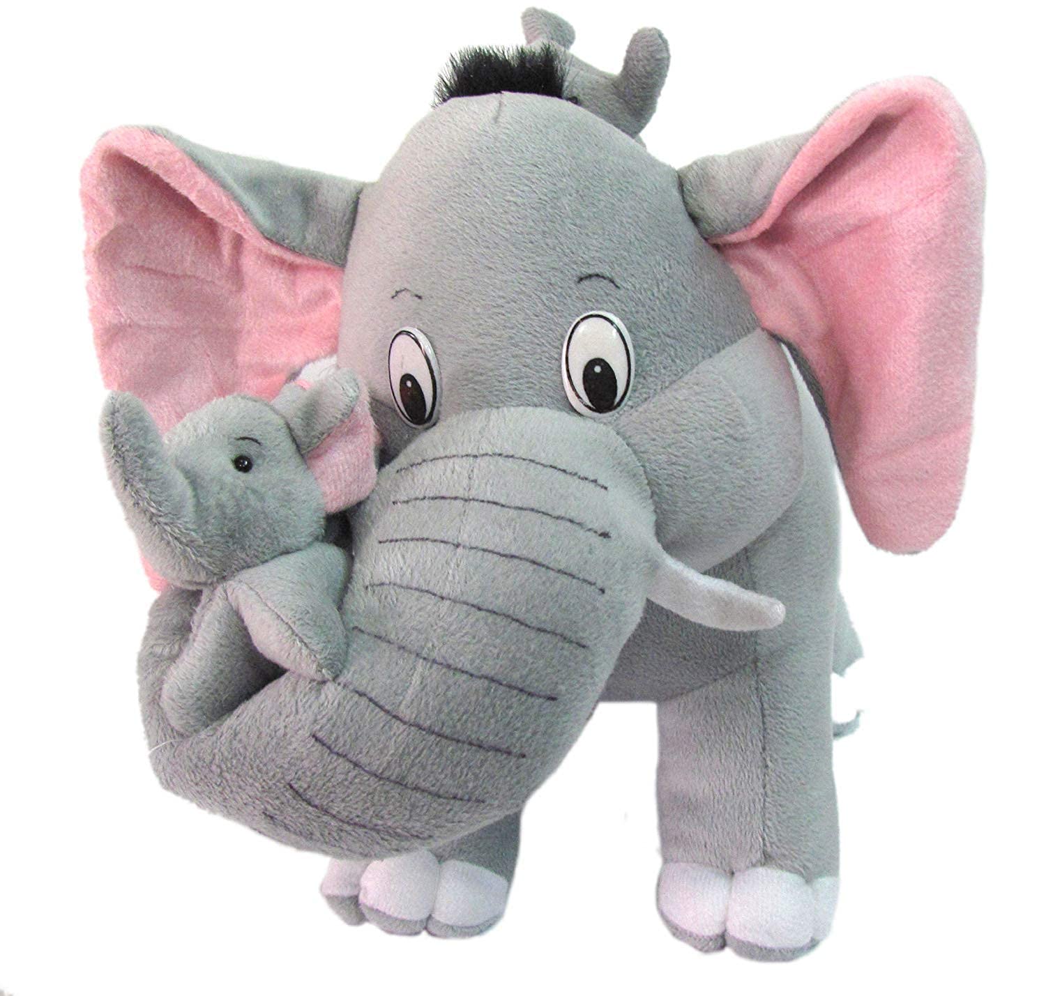 HUG n FEEL SOFT TOYS Elephant Soft Toys Elephant Toys for Kids Birthday Gift for Girls Wife Boyfriend Husband Wedding for Couple Special Rakhi for Brother Sister Gift Items 30 cm Colombo Mall