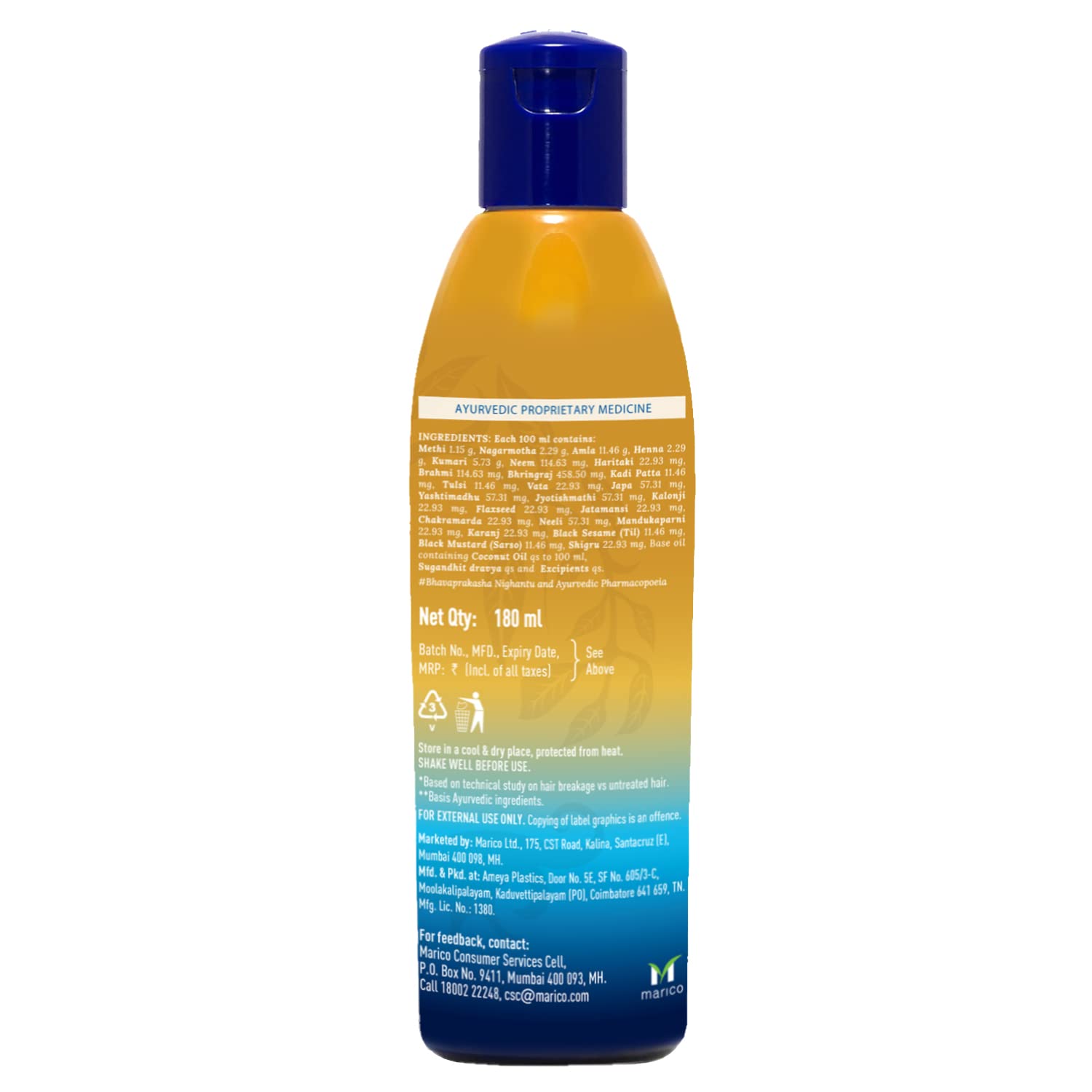 Parachute Advansed Ayurvedic Coconut Hair Oil With Neem Amla Bhringraj And 22 Natural Herbs 