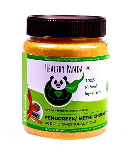 HEALTHY PANDA Fenugreek Chutney Powder Methi Chutney Metkut Chatni   41spdg OtL 