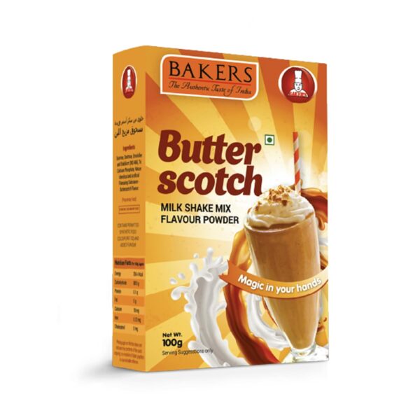 BAKERS Milkshake Powder Butterscotch Flavour Premix Pack of 3 (100 gm x ...