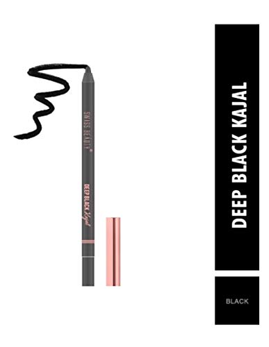 Swiss Beauty Deep Black Kajal Non Transfer, Black, 1.2gm – Colombo Mall