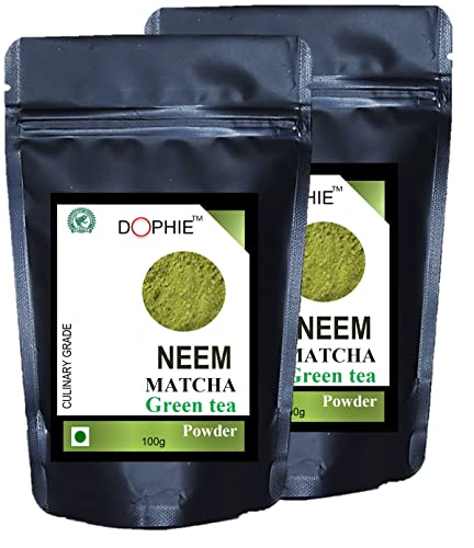 Dophie Neem Matcha Green Tea Powder (100g *PACK 2) Culinary Grade ...