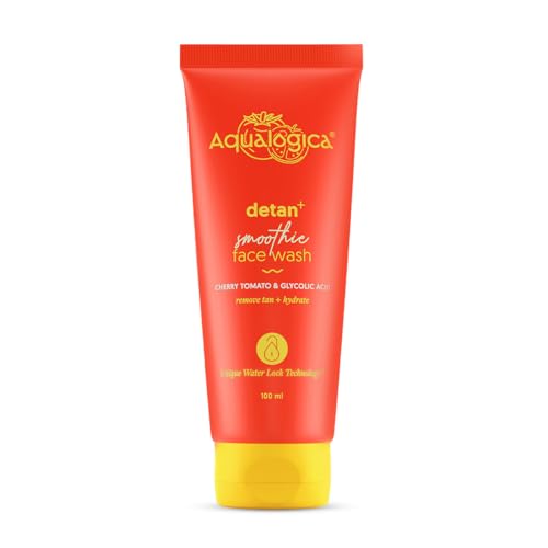 Aqualogica Detan+ Smoothie Face Wash with Glycolic Acid & Cherry Tomato ...