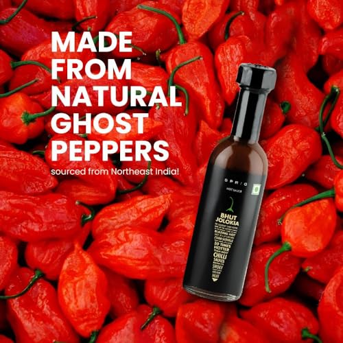 Sprig Bhut Jolokia Sauce Made With Worlds Hottest Ghost Peppers SHU Gms FROM