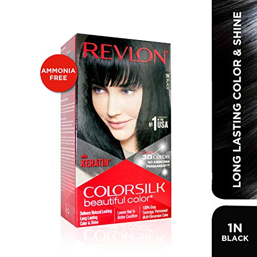 Revlon Color Silk 3D Color Gel Technology Hair Color with Keratin, 300g ...