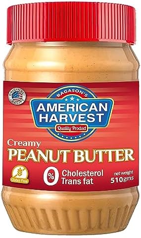 American Harvest Creamy Peanut Butter, 510 gm FROM INDIA (SAM ...